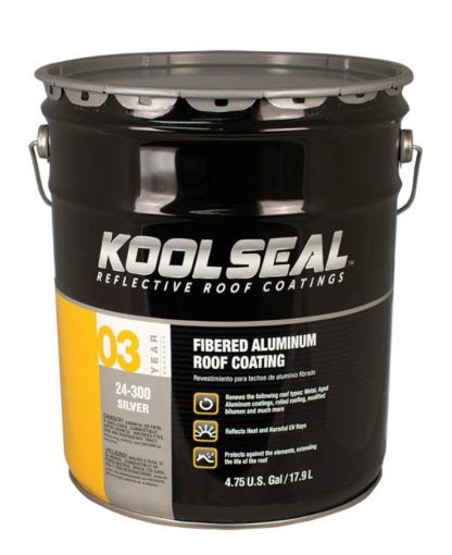 Kool Seal Econ Fibered Alum 4.75 Gallon