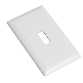 Standard Snap-In Switch Plate, White