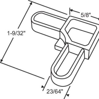 Screen Frame Corner, Grey