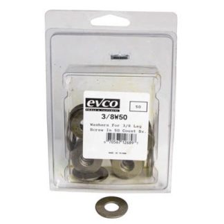 Flat Washer For LAG, 3/8", 50/Box