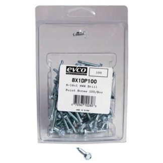 Self-Tap Screw, 8X1", 100/Box