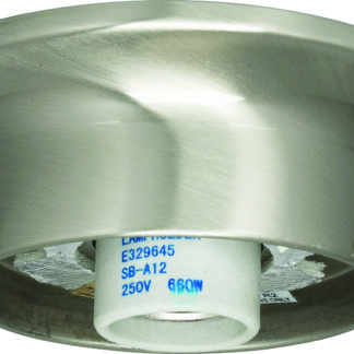 Ceiling Fixture Base Only, Brushed Nickel