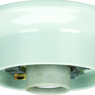 3 1/4" Wired Fixture, White