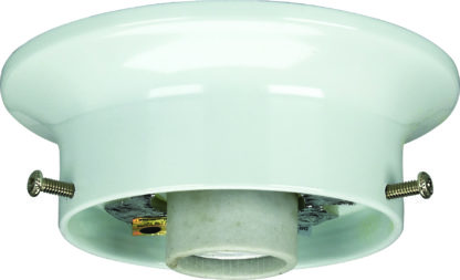 3 1/4" Wired Fixture, White