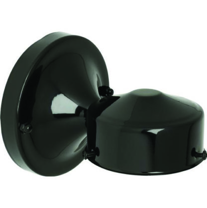 3 1/4in Wired Wall Fixture, Black