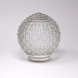 Glass Globe 6" Cut Crystal, Clear