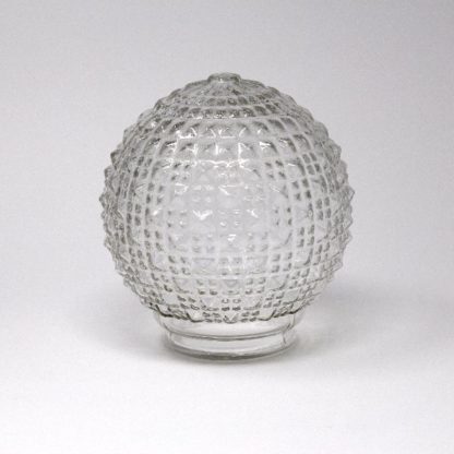 Glass Globe 6" Cut Crystal, Clear