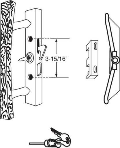 Patio Door Lock Old Style