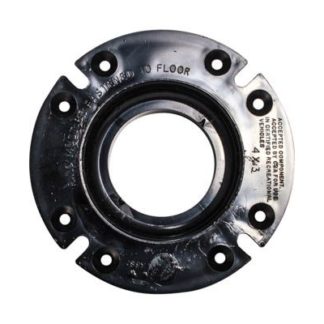 Toilet floor flange male