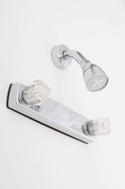 Faucet 8" SHOWER 2-Valve Plastic