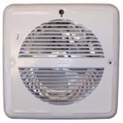 Sidewall Fan w/ White Grill