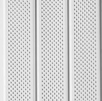 Georgia-Pacific 12-in x 143.75-in White Smooth Vinyl Vented Soffit