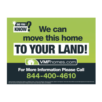 Move This Home Yard Sign