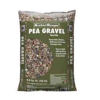 Kolor Scape 0.5 Cubic feet 48-lb Multiple colors/finishes Pea gravel ( 0.5 - 3.0-in Rock Size )