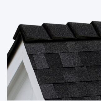 Owens Corning DecoRidge Onyx Black Hip Ridge Roof Shingles ( 20-lin ft per Bundle )
